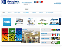 Tablet Screenshot of lloydminster.info
