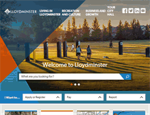 Tablet Screenshot of lloydminster.ca